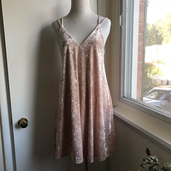 Aqua Dresses & Skirts - Crushed Velvet Dress